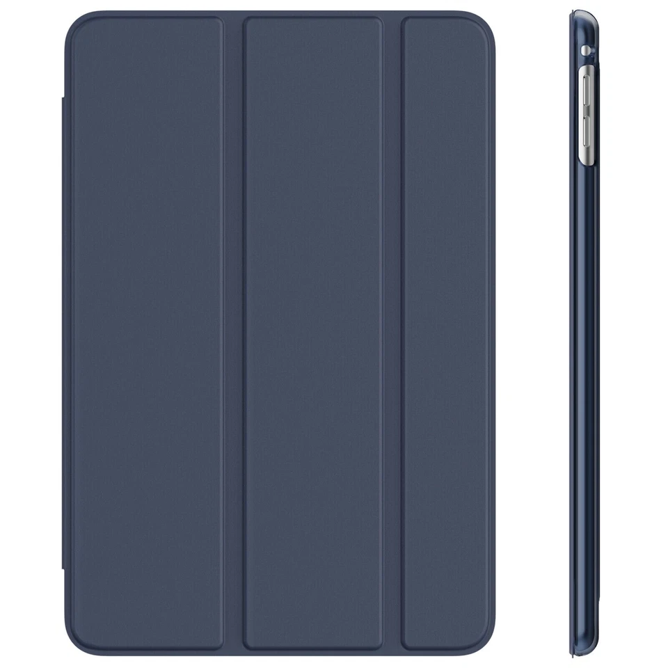 NEW Folio Smart Case for Apple iPad Mini 5 Smart Cover - Navy Blue - Image 2 of 4