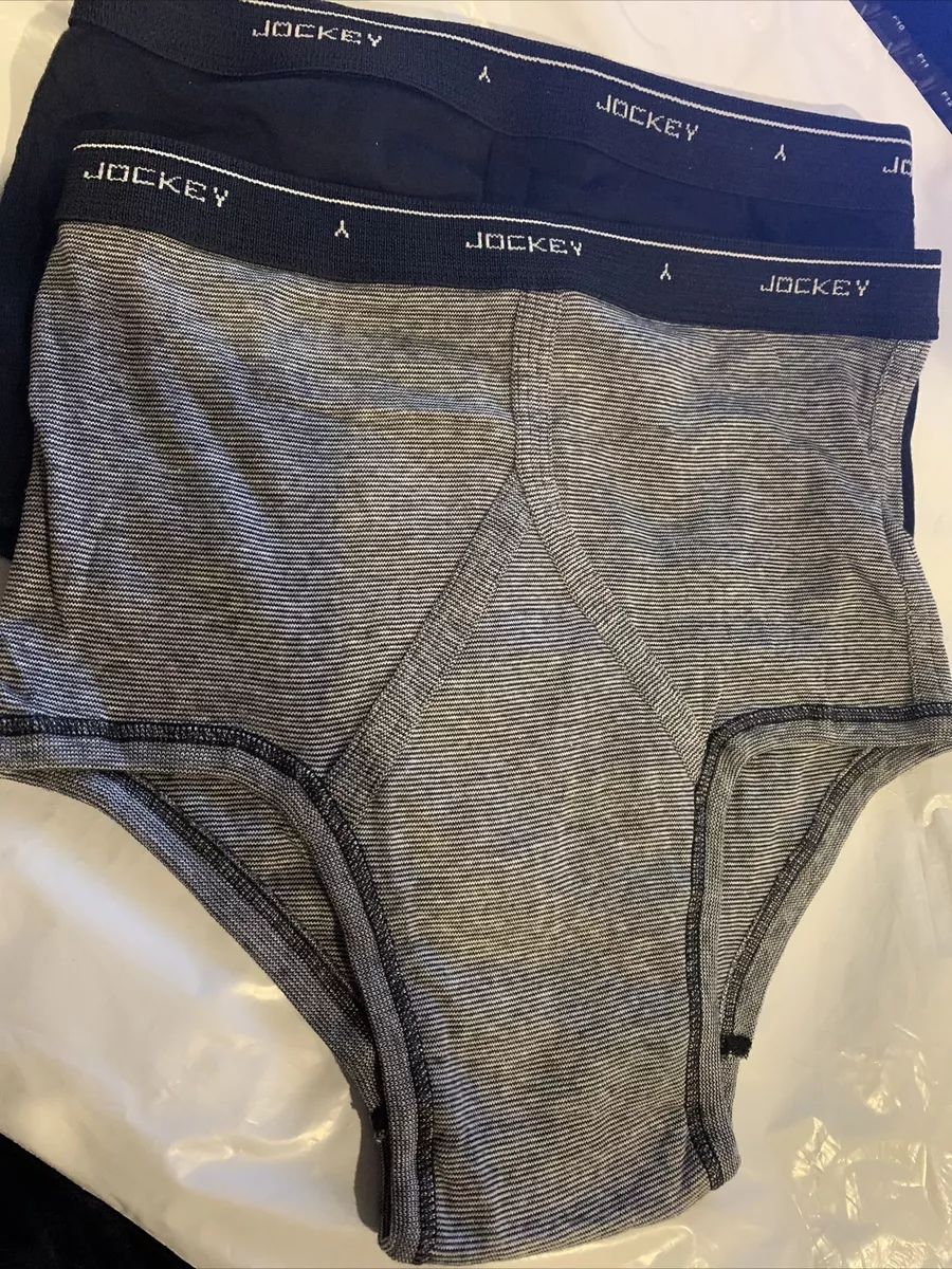 Lot Of 2~Vintage Jockey Men’s Briefs~Size 32~Reverse Y Fly Front~New No Tags