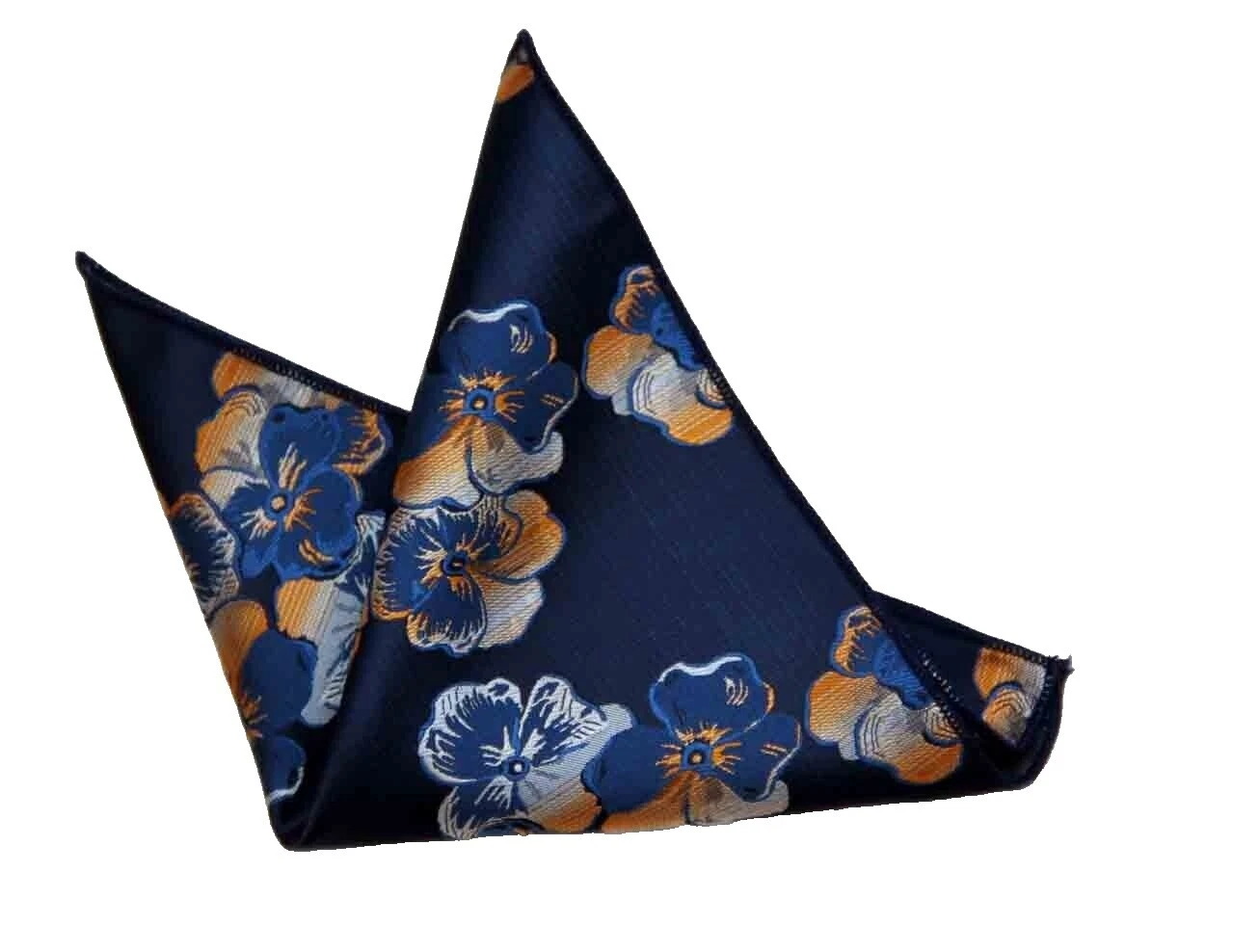 Pañuelos de seda mezcla con estampado floral para hombres