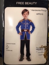 Handsome Prince Boys Costume Medium 6-7 Halloween Theater