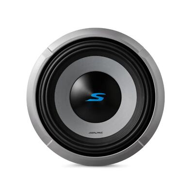 Alpine S2-W10D2 Sub 10'' 25cm S Serie Subwoofer Dual 2 Ohm Schwingspulen 600w RMS