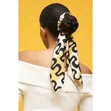 Goody Tru X Maeberry Bow Scrunchie, Ouchless, Gentle  All Day-Comfort, Printed