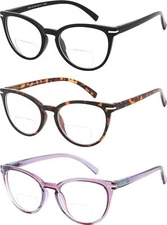 Yogo Vision Bifocal Reading Glasses for Men and Women Rectangle MultiFocal