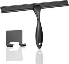 Handheld Squeegee for Shower Glass Door, Stainless Steel Shower Door Squeegee wi