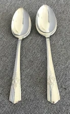 1944 Vintage HARMONY HOUSE PLATE AA+ MAYTIME 2 Silverware Flatware Teaspoons