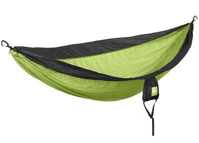 Dioche Hamac de camping avec filet Hamac anti-retournement en tissu de