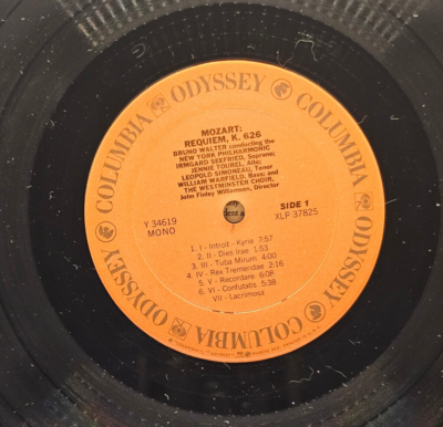 Mozart Requiem Vinyl Record Y 34619 | eBay