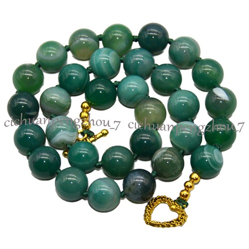 Natural 6/8/10/12/14mm Round Multicolor Gemstone Beaded Jewelry Necklace 18'' - Picture 50 of 221
