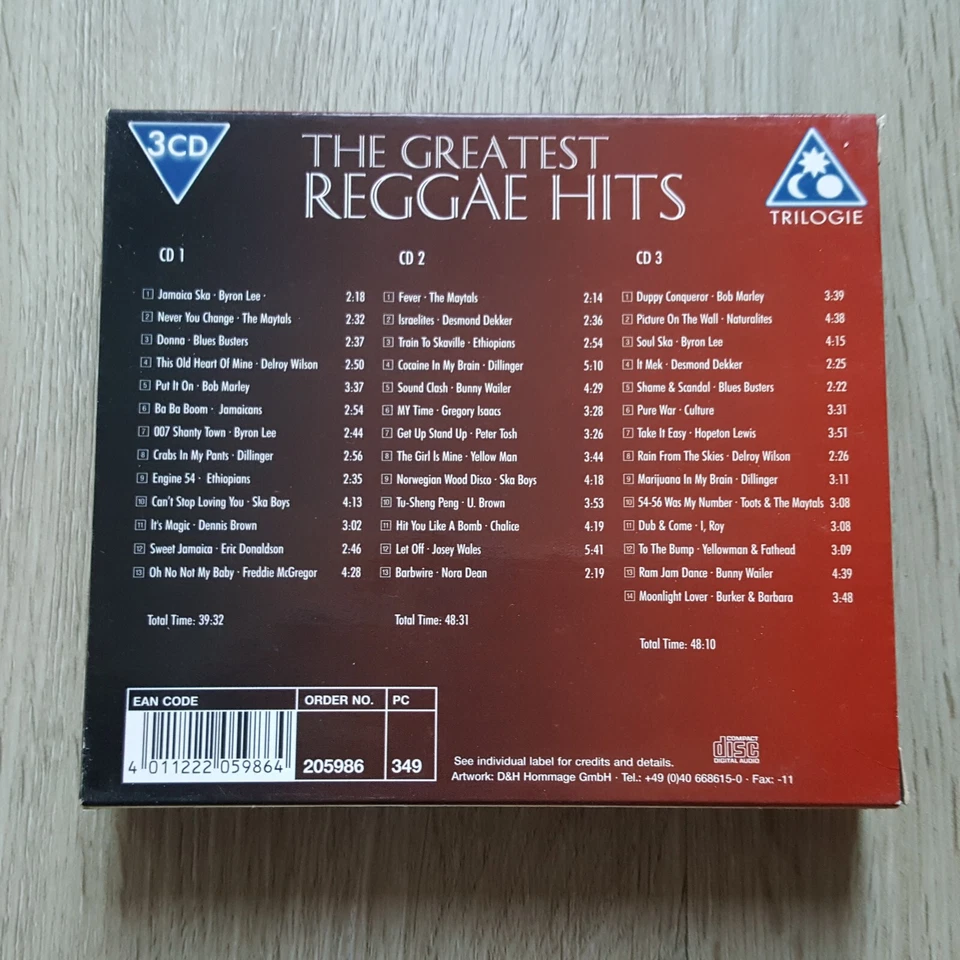 The Greatest Reggae Hits Trilogie in Umverpackung Schuber (3 CDs) Bob Marley - Bild 2 von 2