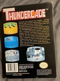 Thundercade Nintendo Entertainment System NES Video Game with Box Tested Working