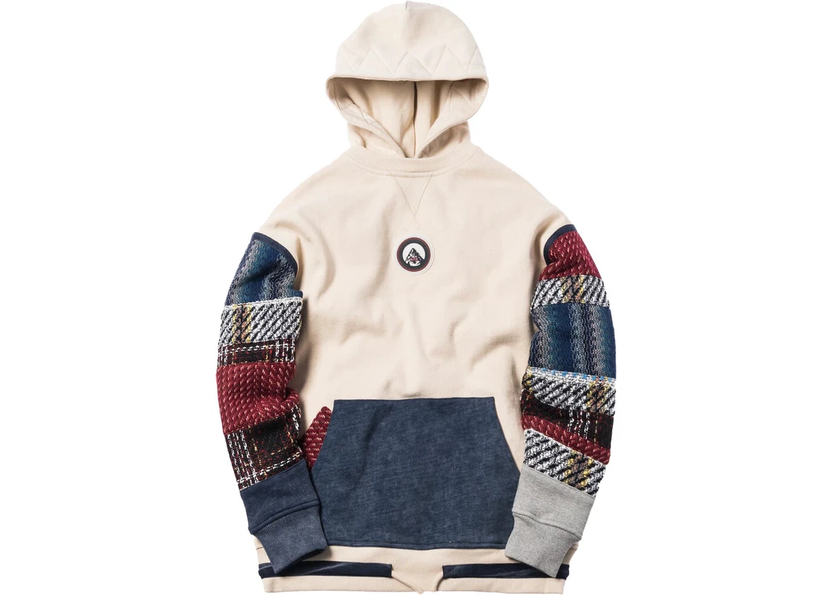 Kith Patchwork Williams Hoodie Off White sz Small pre owned | eBay