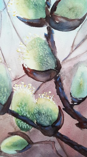 Willow Wall Art Original Watercolor Paintin 12*16 inch Wall Decor Minimalistic - Picture 7 of 14
