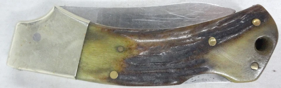 Cuchillo de Cazador Plegable Miniatura Vintage Parker Cut Co F1 Acero Quirúrgico Japonés Foto 3 de 4