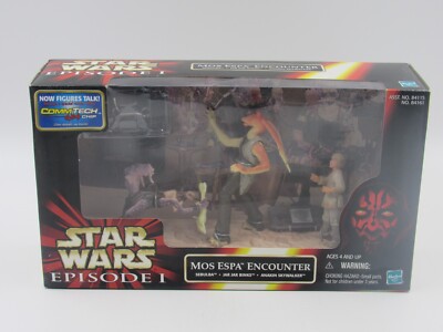 Star Wars Episode 1 Mos Espa Encounter Figurenset Hasbro 1999 - lesen