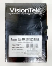 VisionTek 401004 Radeon 5450 SFF 3M VHDCI 512MB DVI VGA Video Graphics Card