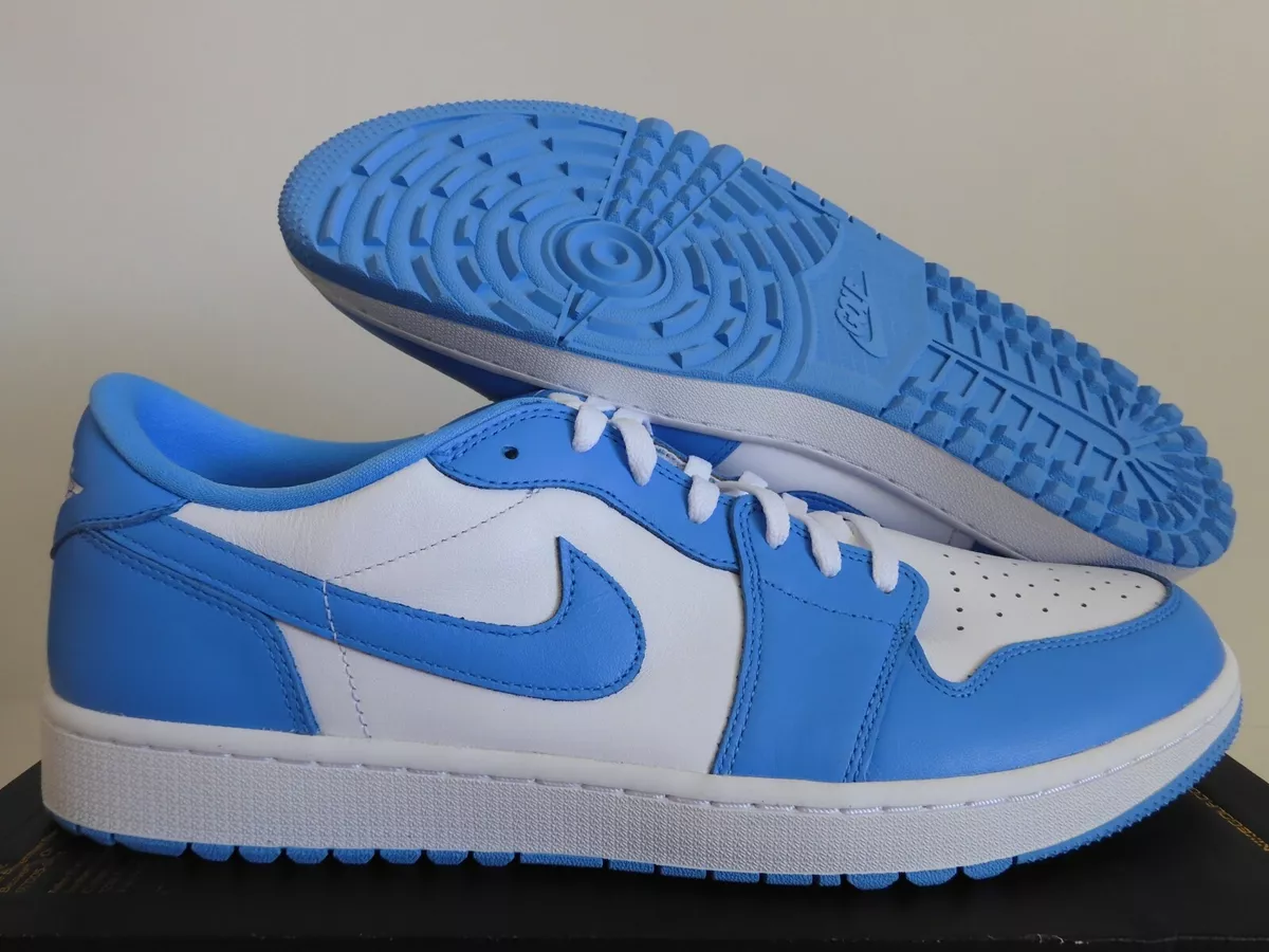 NIKE AIR JORDAN 1 LOW G UNC u0026#034;GOLFu0026#034; WHITE-UNIVERSITY BLUE SZ 16  [DD9315-100] | eBay