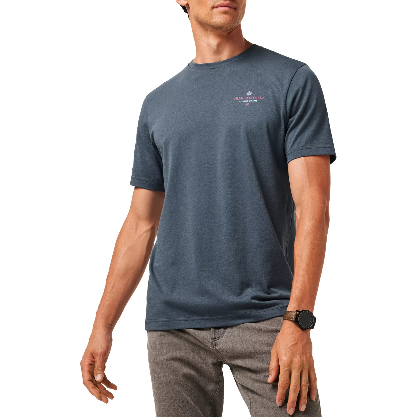 Мужская футболка для гольфа с графическим рисунком Piece of Paradise от TravisMathew A40257