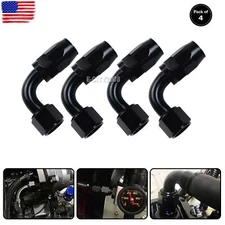 4X 6AN 8AN 10AN 90° CPE Oil Pipe Joint Water-cooled Cooler Pipe Detachable