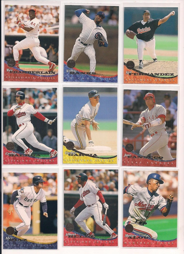 1994 Donruss Leaf Baseball Cards / You Choose From List (CHOICE) #s 226 - 440 - Image 3 of 4