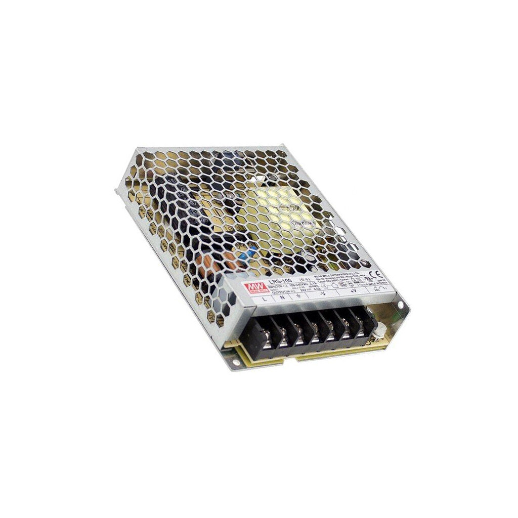 Alimentatore LRS-100-12: Modulo Impulso 102W 12VDC 129x97x30mm 10,2-13,8VDC M...