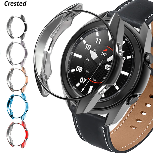 Case For Samsung Galaxy Watch 3 45mm 41mm Samrtwatch Soft Plated Tpu Bumper 41 4 Ebay