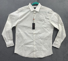 Linea Uomo Stretch Button Down Shirt Mens Lar...