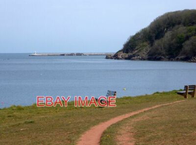 PHOTO  SOUTH WEST COAST PATH BETWEEN BROADSANDS BEACH AND ELBERRY COVE WITH BRIX