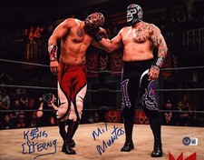 Mil Muertes King Cuerno Signed 11x14 Photo BAS COA Lucha Underground Libre AAA A