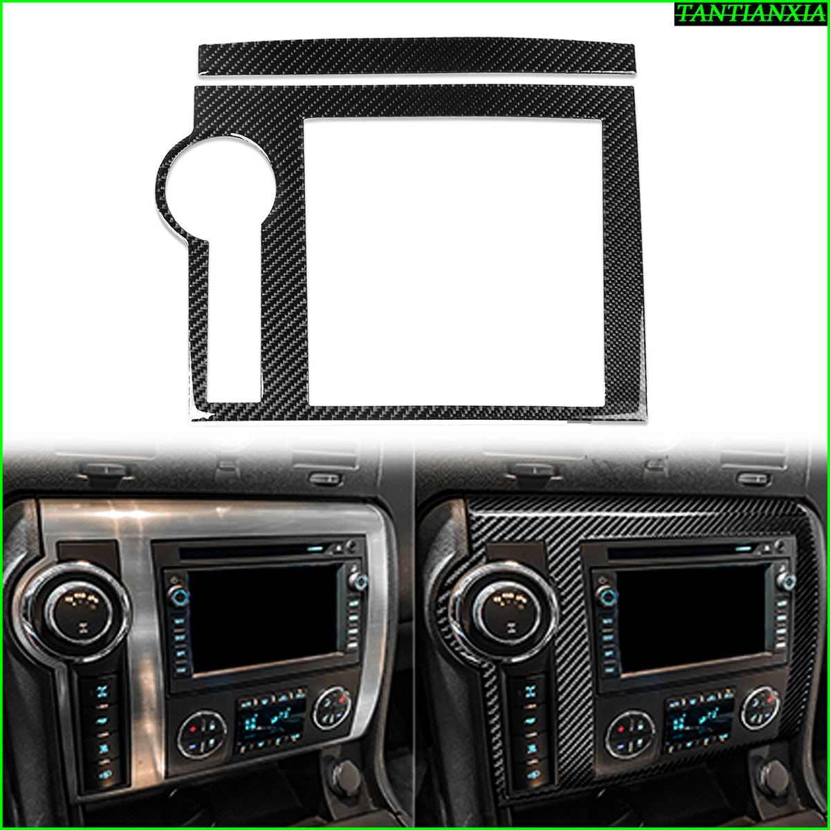 For Hummer H2 2008-09 Real Carbon Fiber Interior Center Dashboard