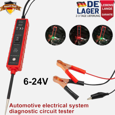 KFZ Prüflampe Power Probe Auto Stromkreistester LKW PKW 6-24VDCDiagnosewerkzeug