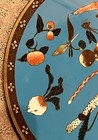 Antique Meiji Period 12 Inch “Autumn Vegetables” Cloisonne Plate Ca. 1868-1912 — photo 5