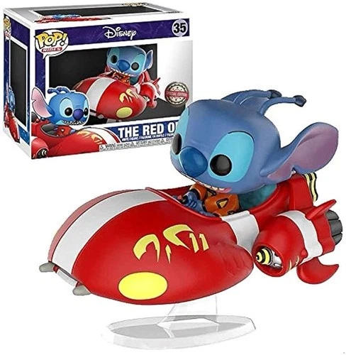 Disney Rides Lilo & Stitch The Red One #35 Box Lunch Exclusive Retired Funko Pop