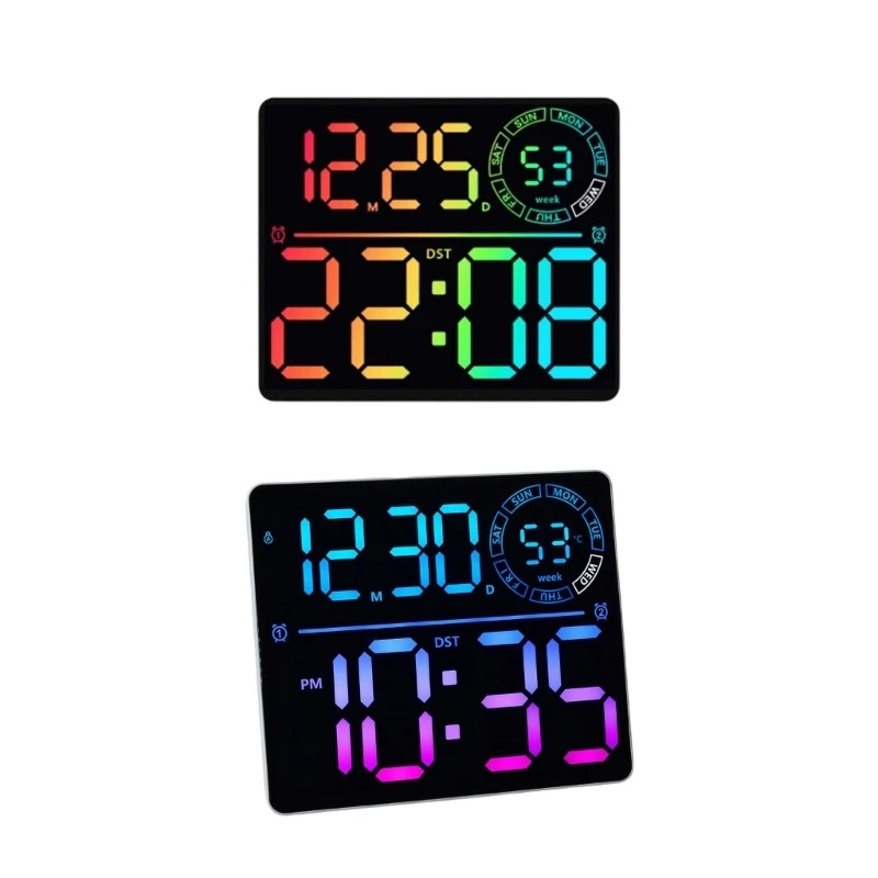 Battery Operated LED Electronic Clock with Timer Function for Home and Offices