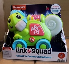 Fisher Price Link Squad Crawl n Colors Chameleon Interactive Learning Toy