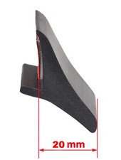 2x Universelle Kotflügel Verbreiterung 2cm 20mm Gummi Rad passend für VW Amarok