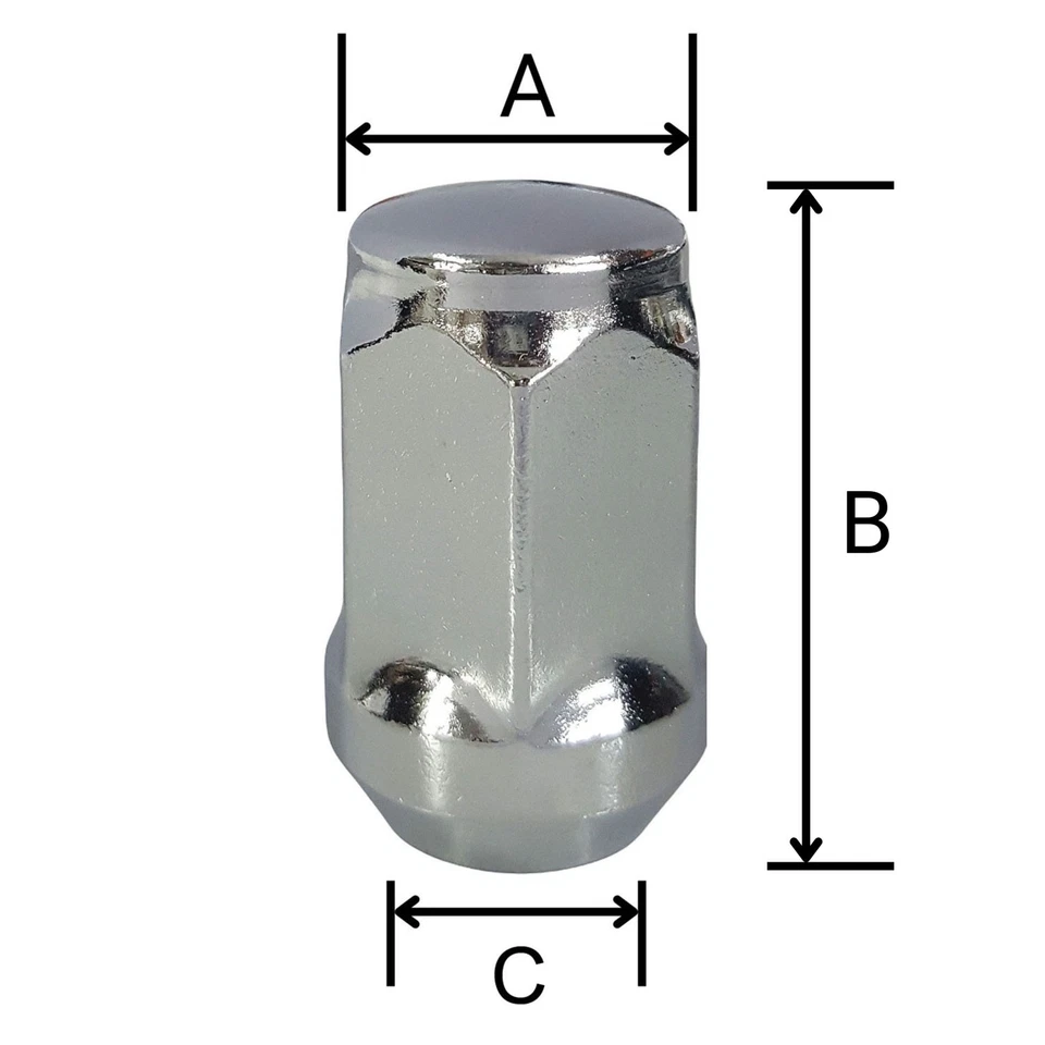 20 tuercas de rueda cerradas cónicas M12x1,25 para Suzuki SX4 Baleno Grand Vitara Jim Foto 2 de 4