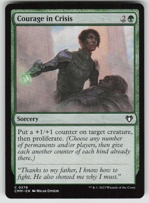 MAGIC: THE GATHERING COURAGE IN CRISIS 278 C COMMANDER MASTERS NM