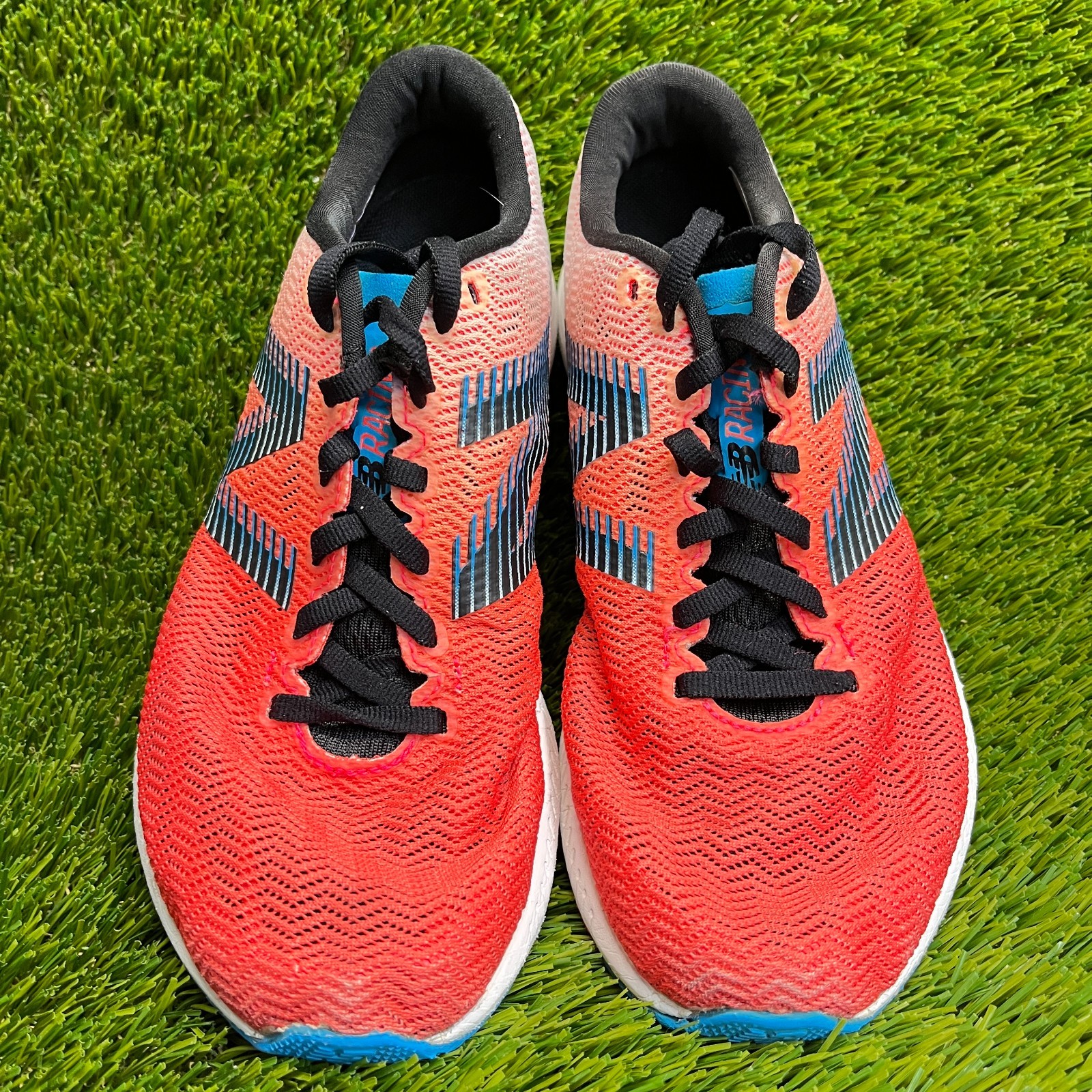 New Balance Racing 1400v6 Womens Size 7 Pink White Blue Running Shoes Sneakers thumbnail 5