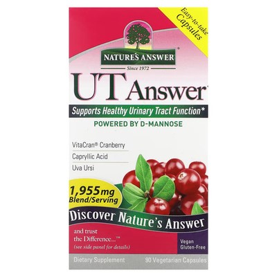2 X Nature's Answer, UT Answer, 651.66 mg, 90 Vegetarian Capsules