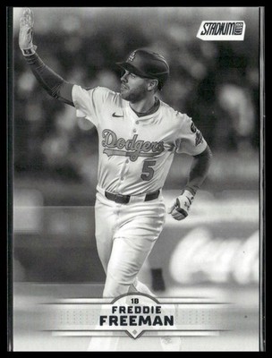Freddie Freeman 2025 Stadium Club Black and White #168 Los Angeles Dodgers