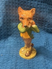BESWICK A ROUND WITH FOXY, SPORTING CHARACTERS COLLECTION LTD ED Golf Figurine