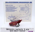 Cobra Jet Pack 100% Complete 1987 GI Joe Hasbro Vintage Action Figure Vehicle