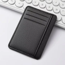 Men Slim Front Pocket Wallet RFID Blocking Card Holder