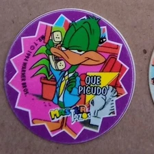 Looney Tunes Master Tazos Pog Sabritas 1994 Mexico Que Picudo number 104