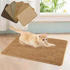 Natural Sisal Cat Scratching Mat with Anti Slip Bottom for Cats Claw Care
