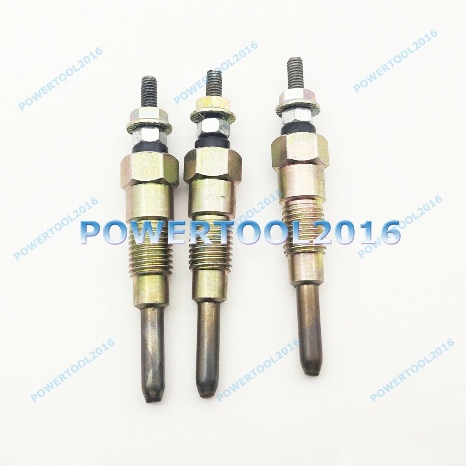 New 3 Pcs Glow Plug 15261-65510 For Kubota 15261-65513 15521-65510 15521-65512