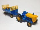 Vintage Matchbox Lesney 1-75 Series #39 & #40 Ford Tractor & Hay Trailer - VGC