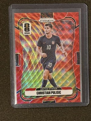 2026 Prizm World Cup Christian Pulisic Red Wave /39