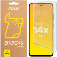 2X Matte Schutzfolie FüR Realme 14X 5G Bizon Displayschutzfolie Handyfolie Folie