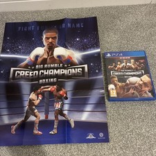 Big Rumble Boxing Creed Champions Day One Edition PS4 Game Includes Poster